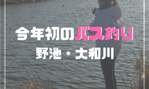 今年初めてのバス釣り 野池と大和川に行ってきたよ 2月 まりっぺフィッシング